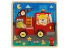 Wooden puzzle fire department 6