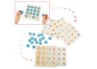 Wooden puzzle memory board game + 4 cards 7