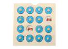 Wooden puzzle memory board game + 4 cards 9