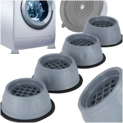 Anti-vibration feet pads round 4pcs.
