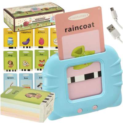 Audio reader for educational cards + 112 non-binary fiches