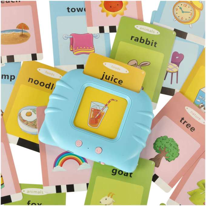 Audio reader for educational cards + 112 non-binary fiches