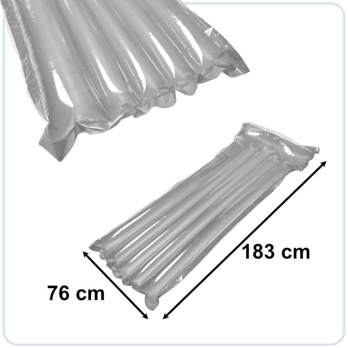 BESTWAY 44013 Inflatable beach mattress for swimming pool grey