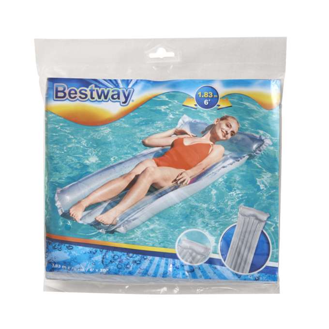 BESTWAY 44013 Inflatable beach mattress for swimming pool grey