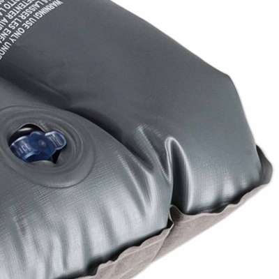 BESTWAY 67121 Gray Velour Inflatable Travel Pillow
