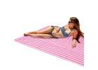 Beach mat beach picnic blanket 200x200cm pink 10