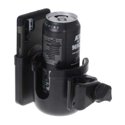 Bottle cup phone holder for bike stroller