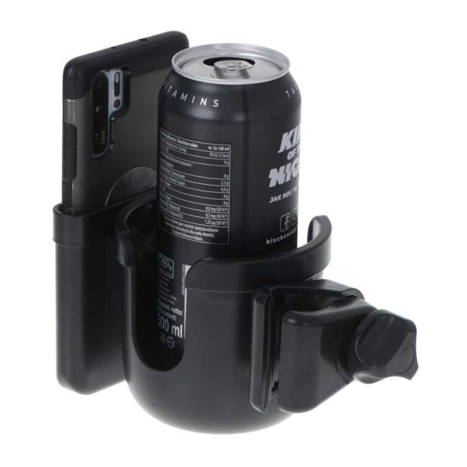 Bottle cup phone holder for bike stroller