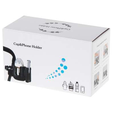 Bottle cup phone holder for bike stroller
