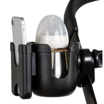 Bottle cup phone holder for bike stroller