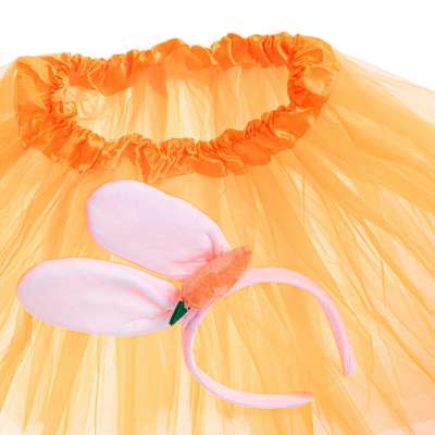 Bunny costume skirt headband carrot