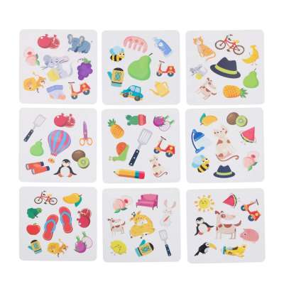 Card game find a pair 54 cards and a bell