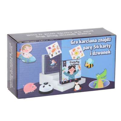 Card game find a pair 54 cards and a bell