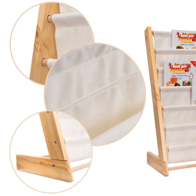 Children's bookcase stand shelf 79cm