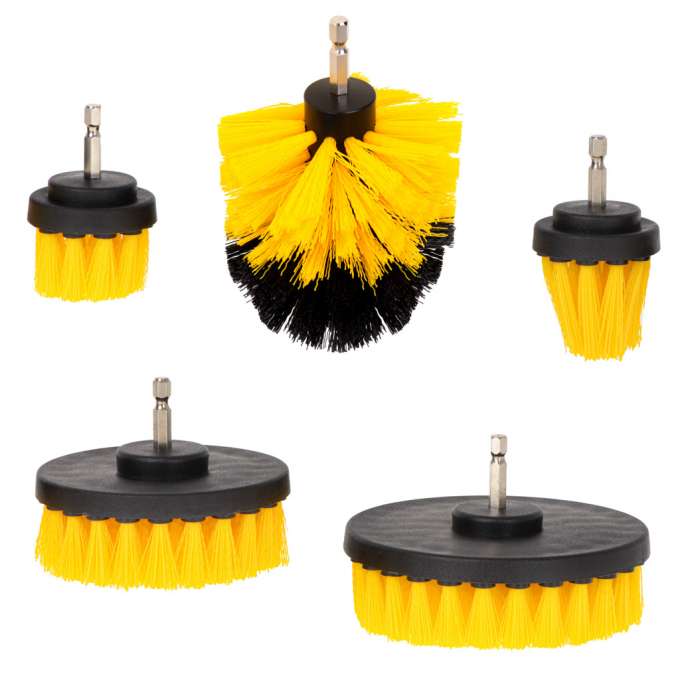 Cleaning brushes for drill 5pcs.
