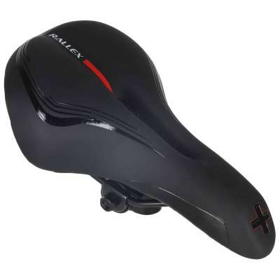 Comfortable sports RALLEX bicycle saddle made of elastic foam