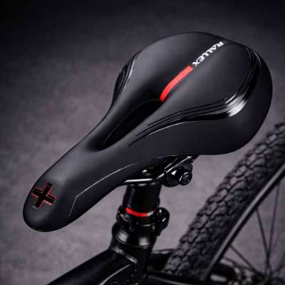 Comfortable sports RALLEX bicycle saddle made of elastic foam