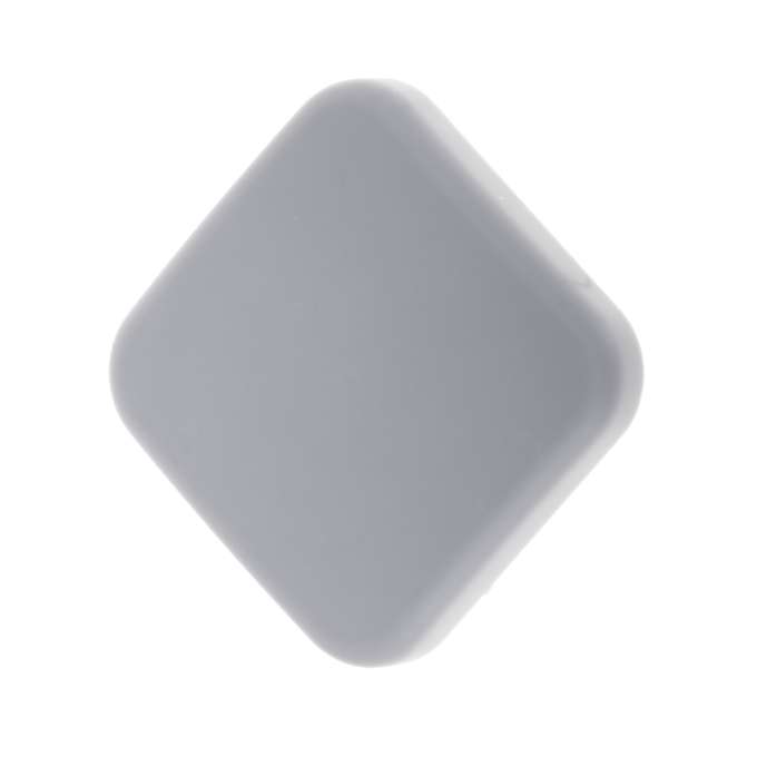 Door bumper self-adhesive silicone grey square