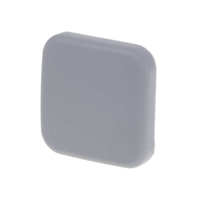 Door bumper self-adhesive silicone grey square