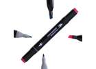 Double-sided alcohol markers in case 24 + stand 10