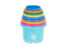 Educational cups tower pyramid numbers and fruits 2