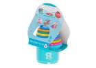 Educational cups tower pyramid numbers and fruits 8