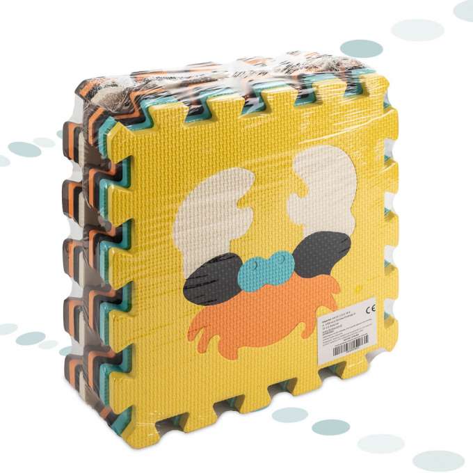 Foam puzzle mat for children 9 el. colorful 85cm x 85cm x 1cm