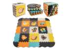 Foam puzzle mat / playpen for children 25el. colorful 114cm x 114cm x 1cm 1