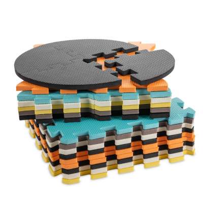 Foam puzzle mat / playpen for children 25el. colorful 114cm x 114cm x 1cm