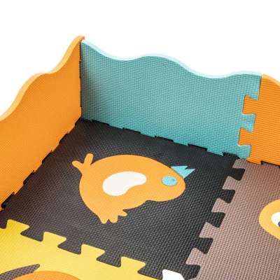 Foam puzzle mat / playpen for children 25el. colorful 114cm x 114cm x 1cm