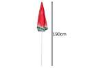 Folding sun umbrella 180cm garden balcony umbrella with tilt function watermelon 7