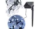 Garden solar ball garland 7m 50LED cold white 1