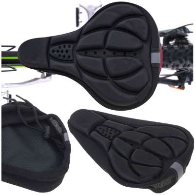 Gel bicycle seat cover RALLEX 3D shock-absorbing cushion
