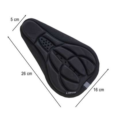 Gel bicycle seat cover RALLEX 3D shock-absorbing cushion