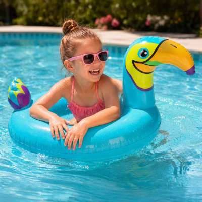 Inflatable children's swimming ring Toucan 70cm