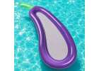 Inflatable mesh mattress for swimming pool water aubergine XXL 240cm 9