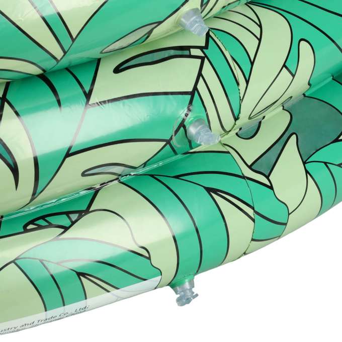 Inflatable pool for children 3 chambers 150cm leaves