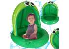 Inflatable pool pontoon with canopy frog frog 101cm 1