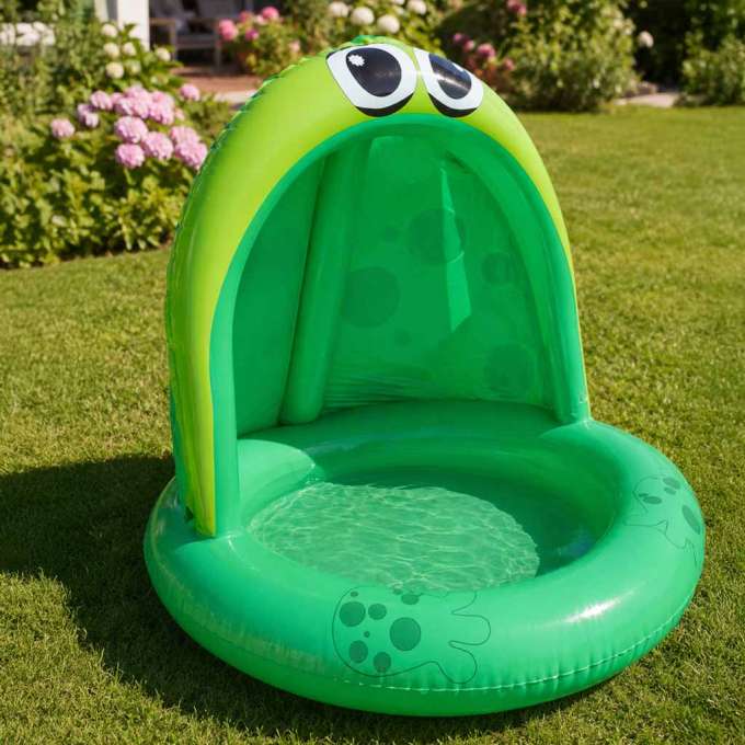 Inflatable pool pontoon with canopy frog frog 101cm
