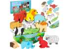 Jigsaw puzzle game balancing safari animals 1