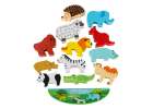 Jigsaw puzzle game balancing safari animals 9