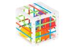 Sensory cube, flexible puzzle, shape sorter, plug-in toy, 7 pieces. 5