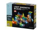 Klocki magnetyczne marble tor kulkowy świecący 75 elementów 12