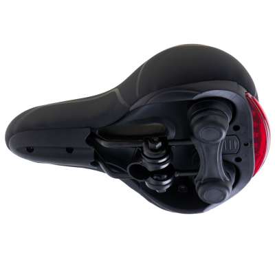 L-BRNO Sports bicycle saddle comfortable foam flexible LED light