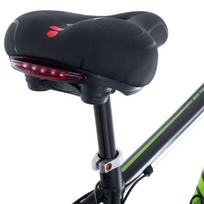 L-BRNO Sports bicycle saddle comfortable foam flexible LED light