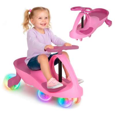 LED Swing Fix S3 gravity ride-on glowing wheels pink