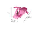 LED Swing Fix S3 gravity ride-on glowing wheels pink 14