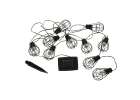 Lampki ogrodowe solarne żarówki girlanda loft 10LED 6