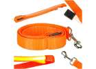 Luminous dog leash cat walk autumn winter night LED 1.2 m orange 1