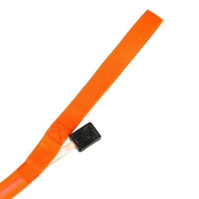 Luminous dog leash cat walk autumn winter night LED 1.2 m orange